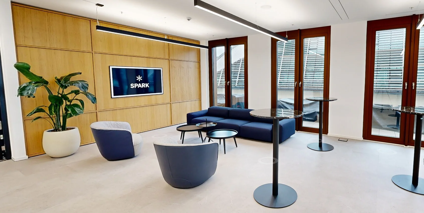 Strategy day off-site lounge